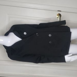Roxy Black Lightweight Blazer Type Coat Size Small
